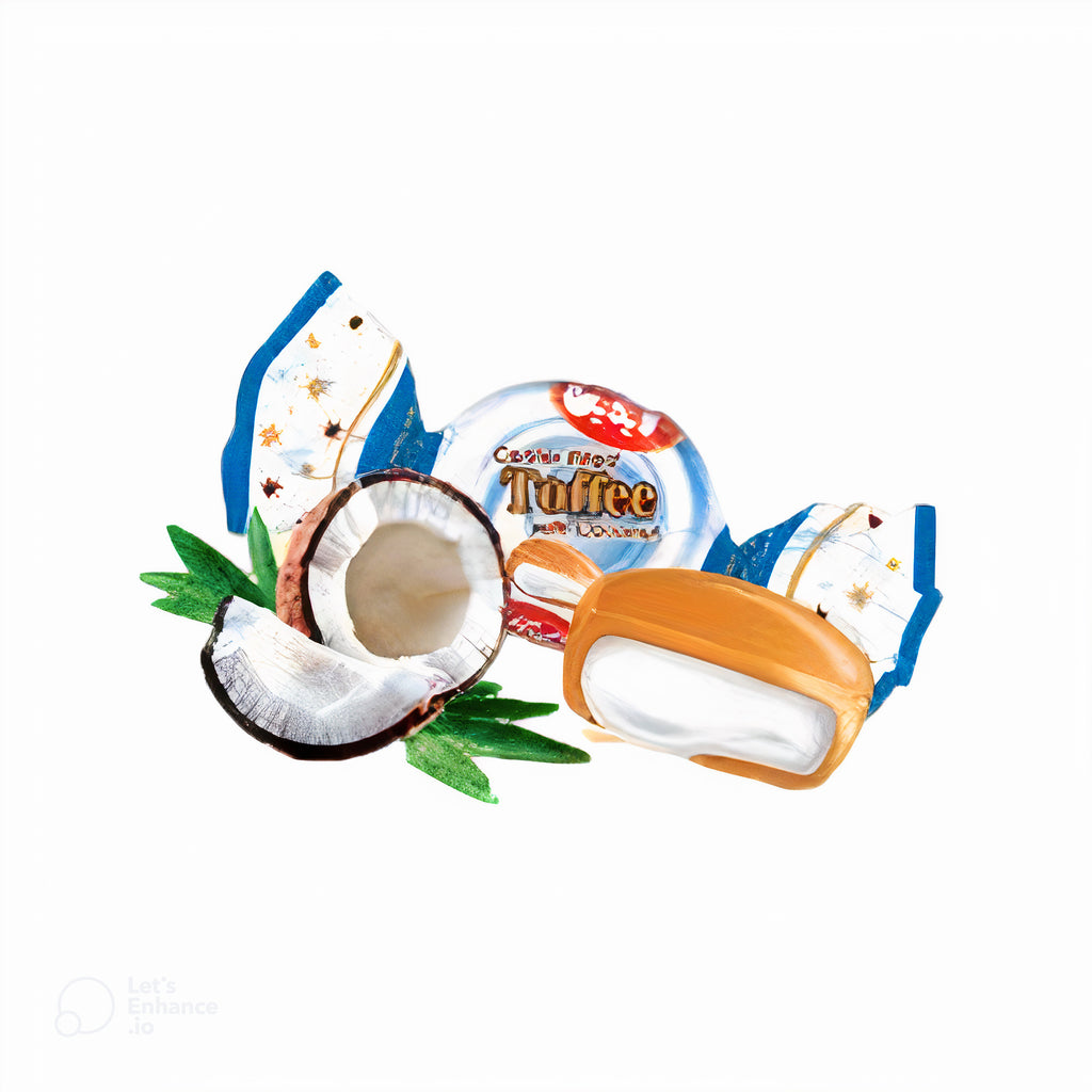 Gefüllte Eclair Toffee Bonbons Toffee Kokosnuss - Kischmisch