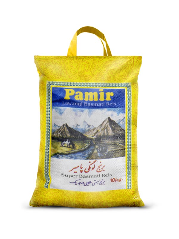 Pamir Lawangi Super Basmati Reis aus Pakistan 10kg - Kischmisch