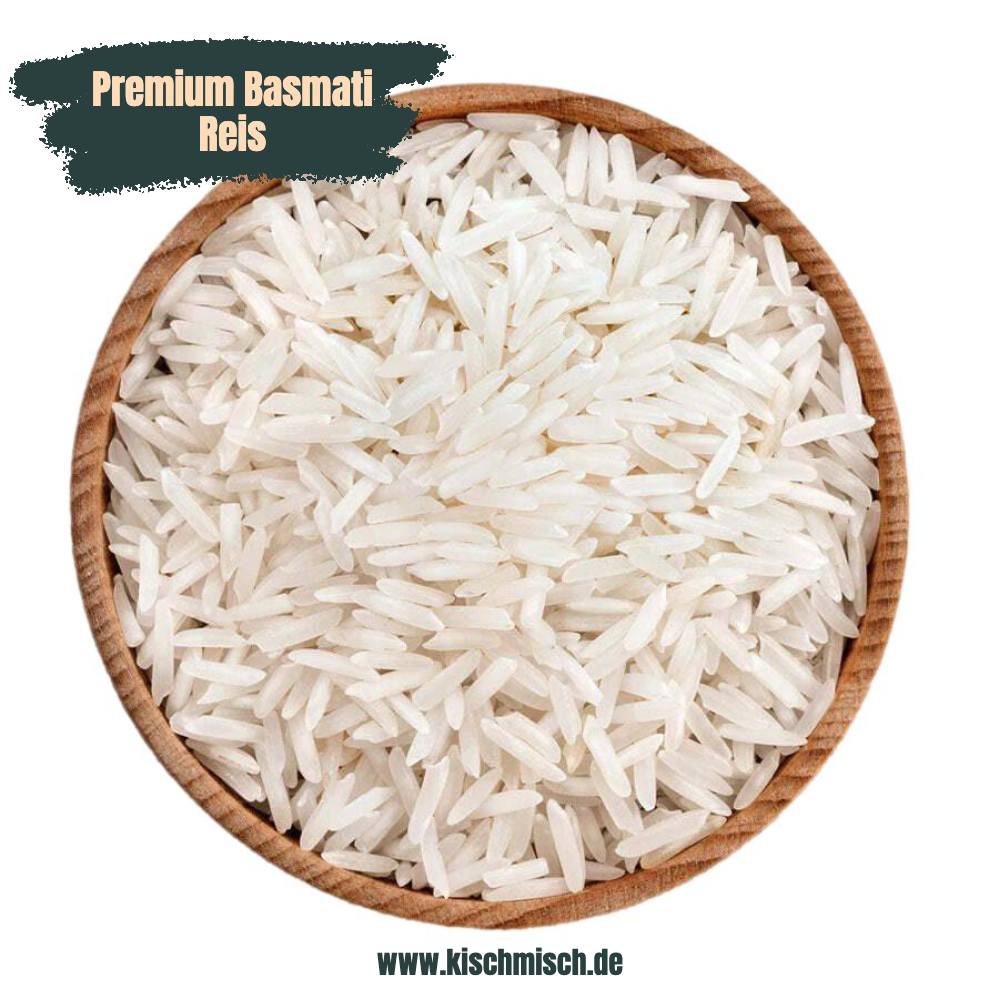 Premium Basmati Reis aus Pakistan und Indien - Kischmisch