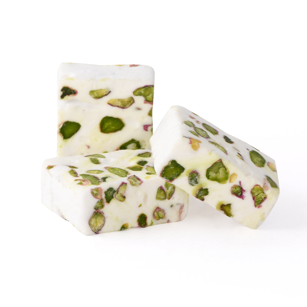 Premium arabischer Nougat mit gehackten Antep Pistazien - Kischmisch 
