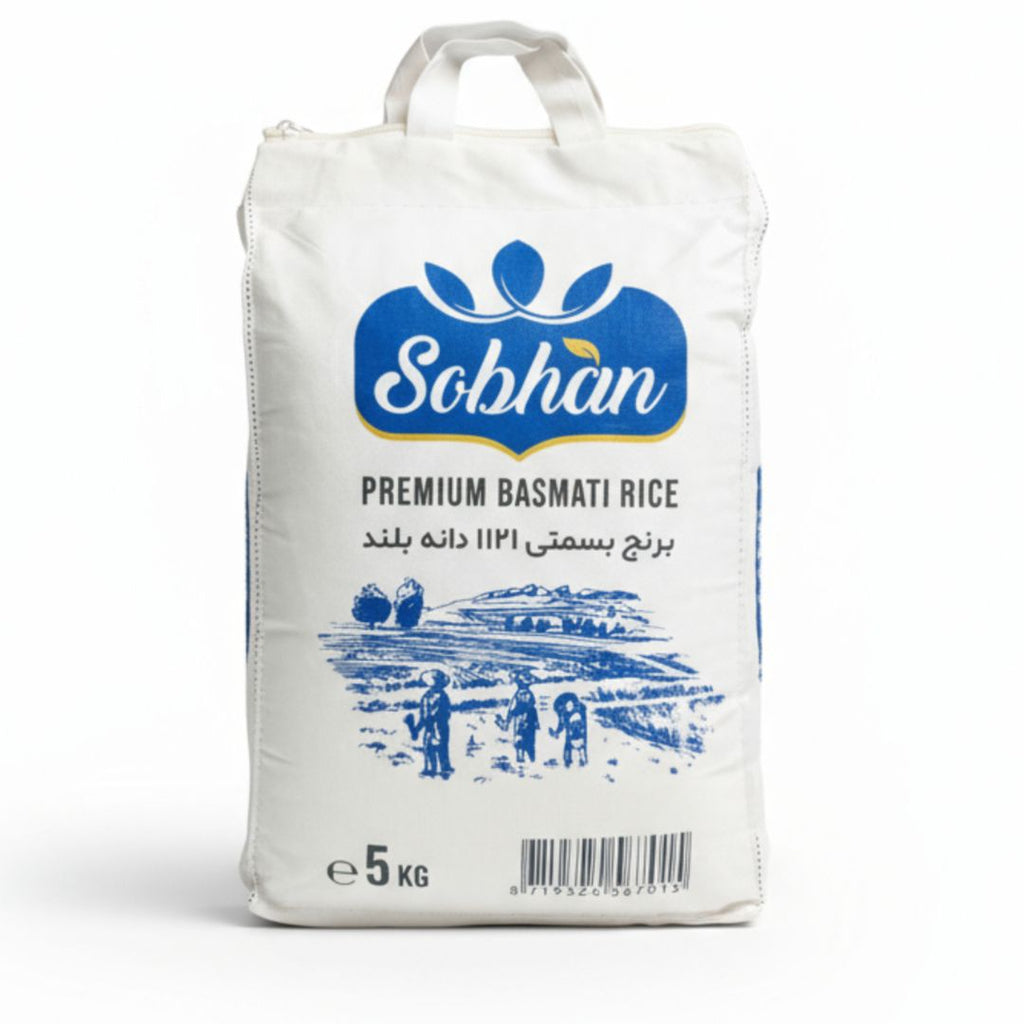 5kg Premium Sobhan Himalaya Langkorn Basmati Reis Parboiled Sella 1121 - Kischmisch