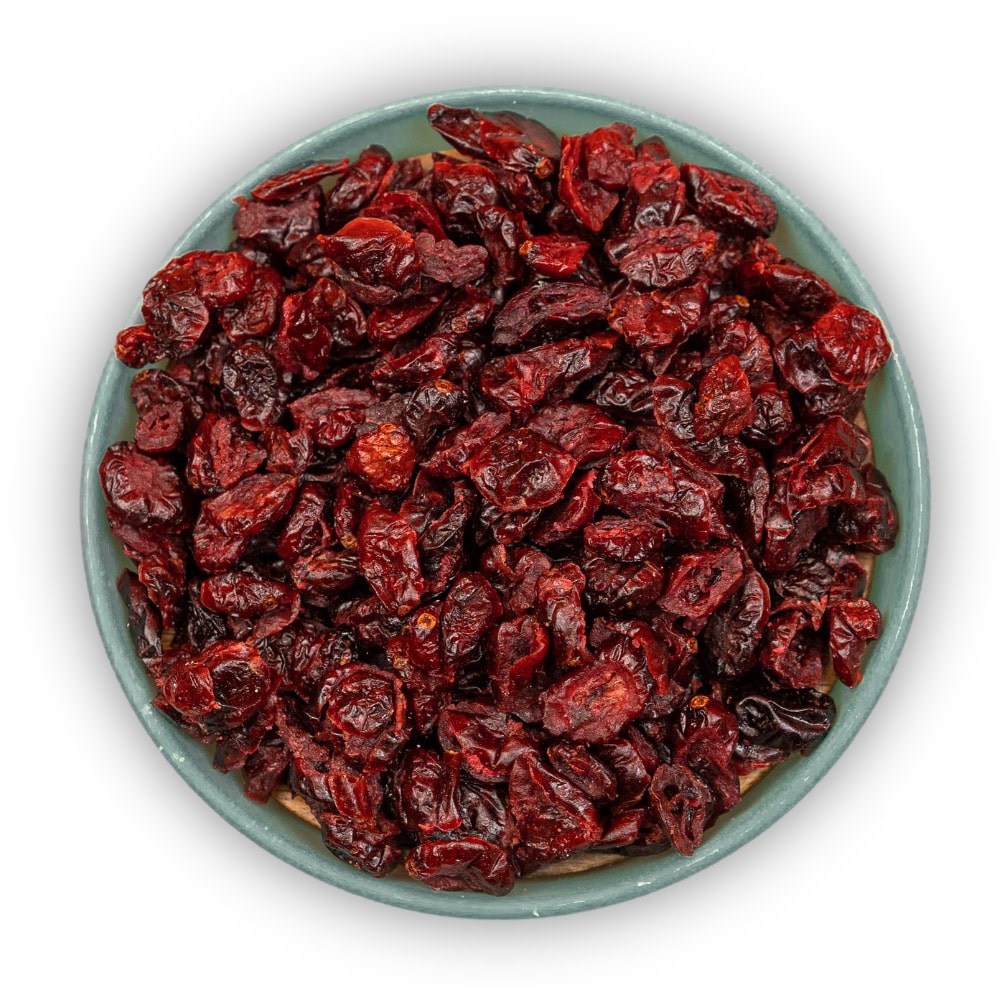 Saftig gesüßte Cranberrys aus den USA in Schale