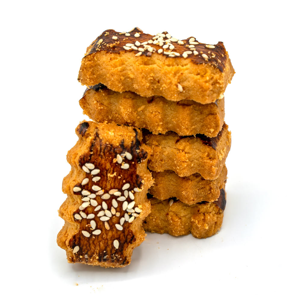 Persisches Teebrot mit Sesam (Nan Chaei) - Kischmisch
